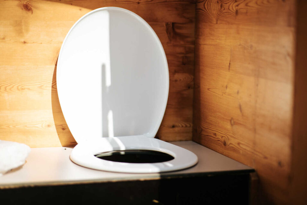 Photo d'une toilette  sèche
